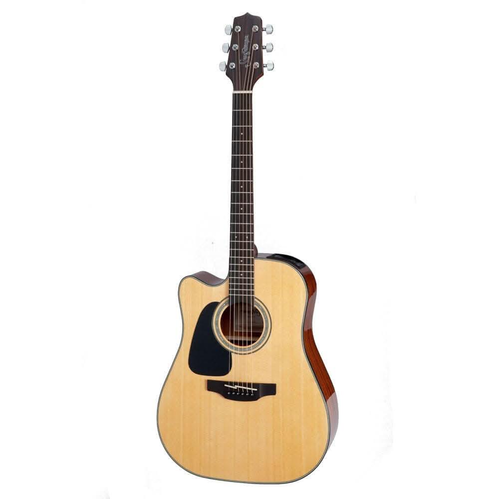 Takamine G30 Series Left Handed Dreadnought AC/EL Guitar with Cutaway in Natural Gloss - GIG Guitars