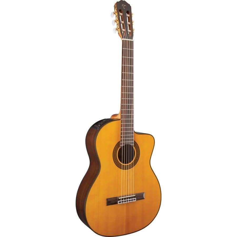 Takamine GC5 Series AC/EL Classical Guitar with Cutaway in Natural Gloss Finish - GIG Guitars