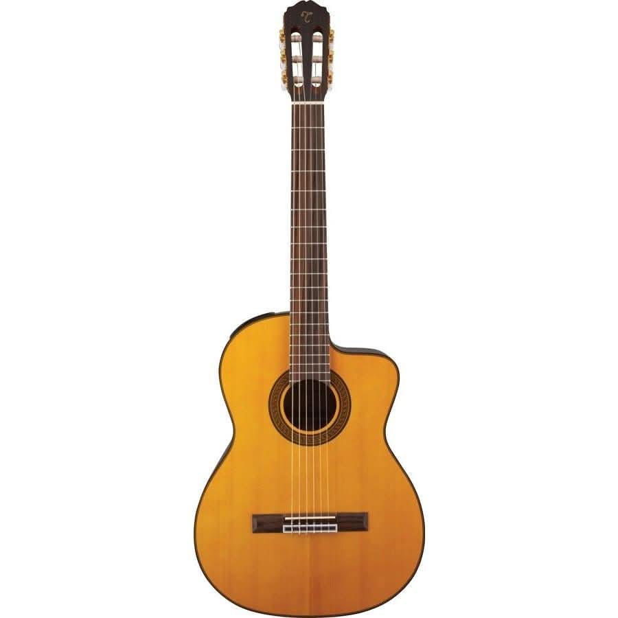 Takamine GC5 Series AC/EL Classical Guitar with Cutaway in Natural Gloss Finish - GIG Guitars