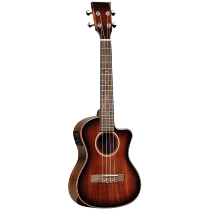 Tanglewood TUJ7CE Java Tenor Cutaway / Electric Koa Vintage Burst Ukulele