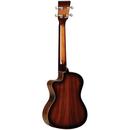 Tanglewood TUJ7CE Java Tenor Cutaway / Electric Koa Vintage Burst Ukulele
