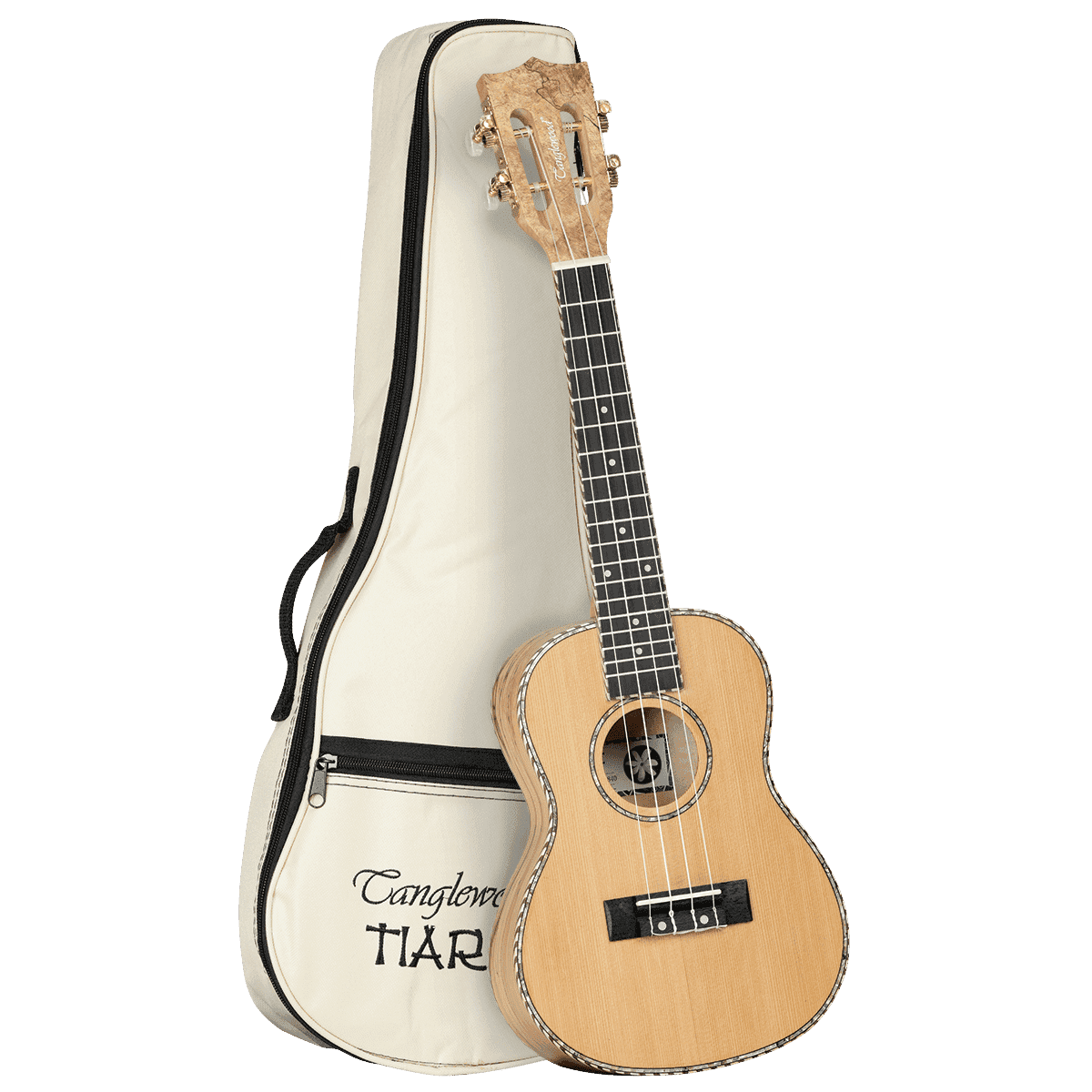 Tanglewood TWT11B Tiare Concert Uklulele Cedar/Spalted Maple with Bag - GIG Guitars