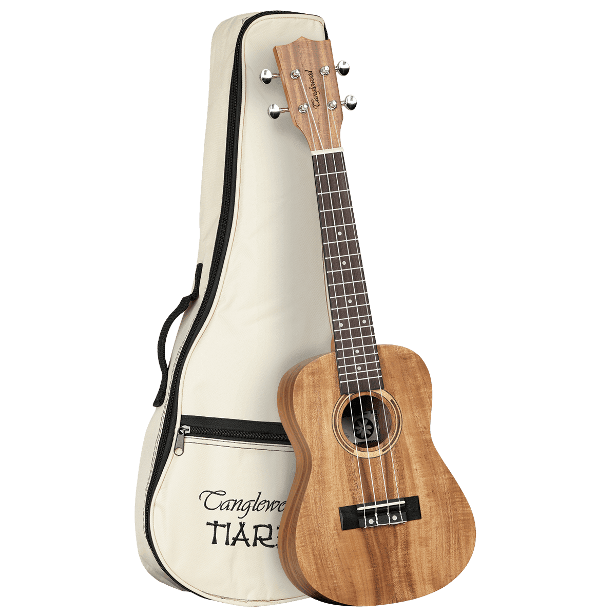 Tanglewood TWT8 Tiare Concert Ukulele All Koa with Bag - GIG Guitars