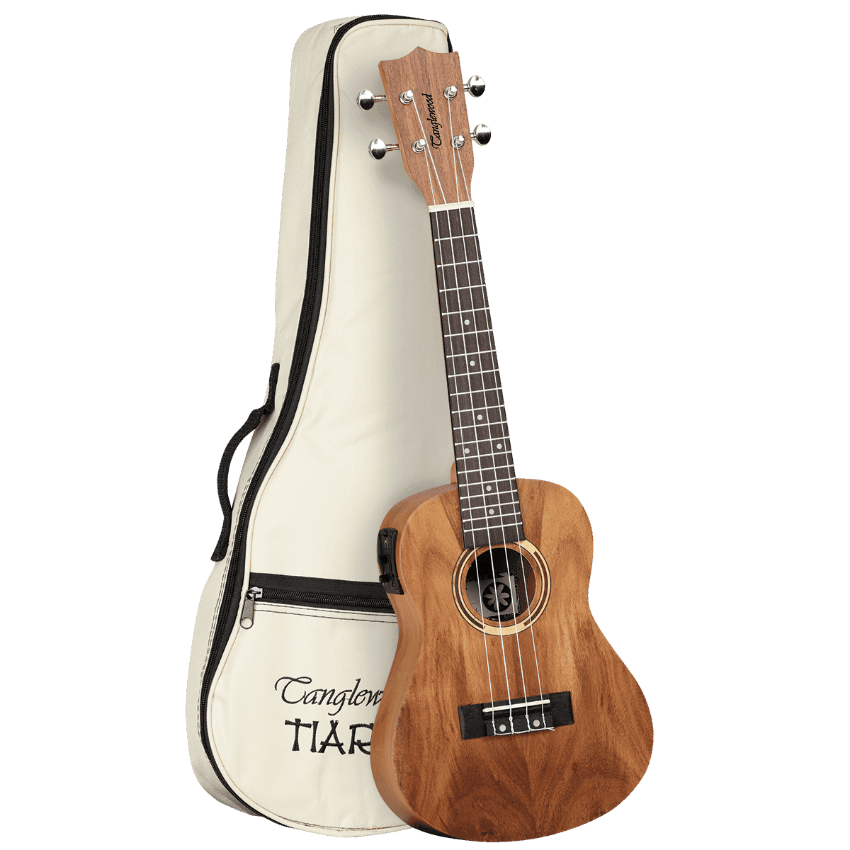 Tanglewood TWT8E Tiare Concert Ukulele w/ Pickup All Koa with Bag - GIG Guitars