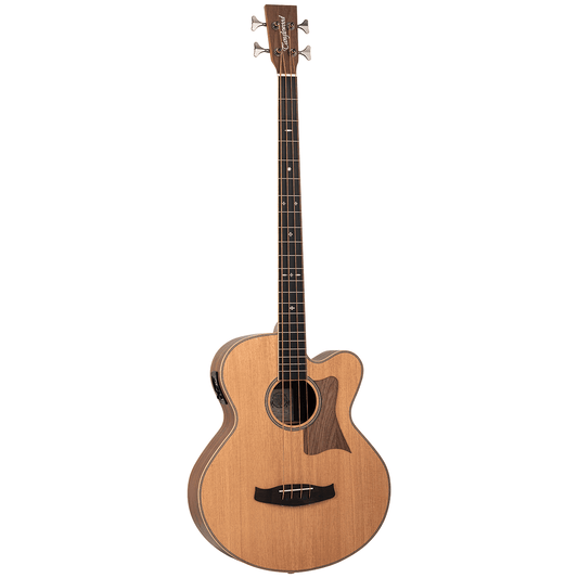 Tanglewood TRABBW Reunion Australian Red Cedar Top Super Jumbo Acoustic Bass with Black Walnut B/S - GIG Guitars