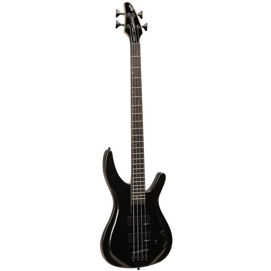 Tanglewood TE4BK Alpha Electric Bass Metallic Black - GIG Guitars