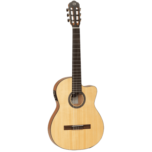 Tanglewood TWEMDC1 Enredo Madera Dominar Thinline Classical Cutaway/Electric Guitar - GIG Guitars