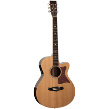Tanglewood TW45RE Sundance Reserve All Solid Superfolk C/E Natural Cedar Top with Case Tanglewood Guitars Guitar