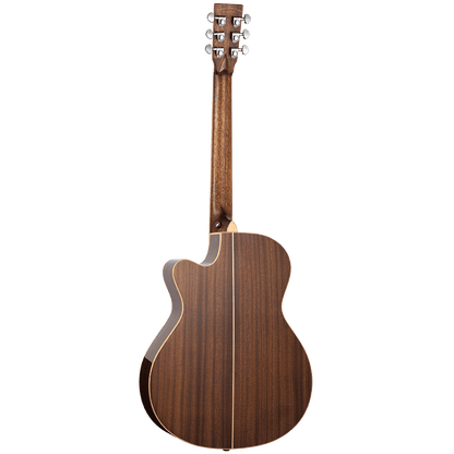 Tanglewood TW45RE Sundance Reserve All Solid Superfolk C/E Natural Cedar Top with Case - GIG Guitars