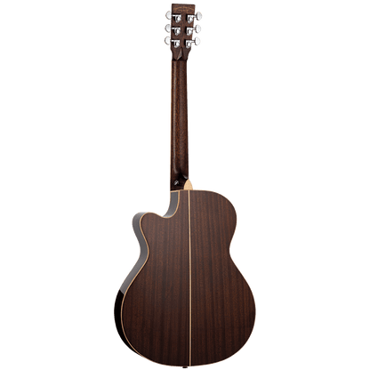 Tanglewood TW45RVSE Sundance Reserve All Solid Superfolk C/E Vintage Burst Cedar Top with Case - GIG Guitars