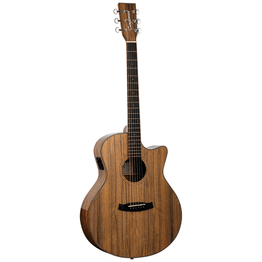 Tanglewood TW4EVCPW Winterleaf Exotic Grand Auditorium Solid Top C/E Pacific Walnut Veneer - GIG Guitars