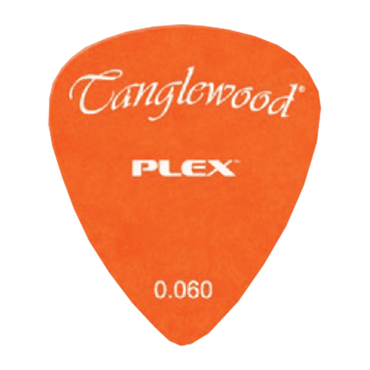 Tanglewood TWPP2 Plex Picks Pack of 12 .060 Orange Tanglewood Guitars Picks