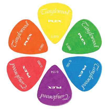 Tanglewood TWPP2 Plex Picks Pack of 12 .060 Orange Tanglewood Guitars Picks