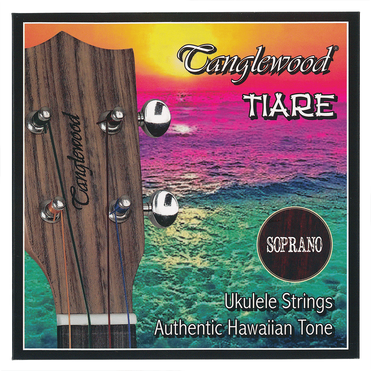 Tanglewood TWUSSR Soprano Ukulele Rainbow String Set Tie End Tanglewood Folk Strings