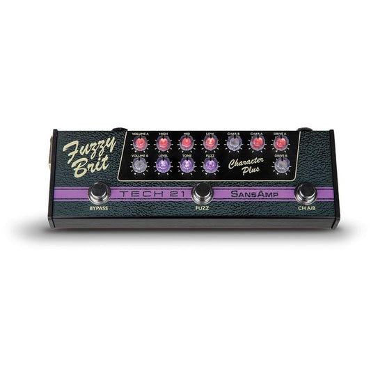 Tech 21 Character Plus Series Fuzzy Brit Pedal - GIG Guitars