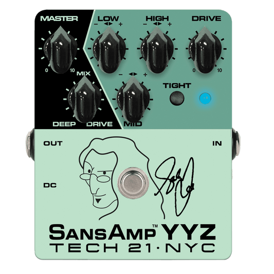 TECH 21 Sansamp YYZ Geddy Lee Signature Pedal - GIG Guitars