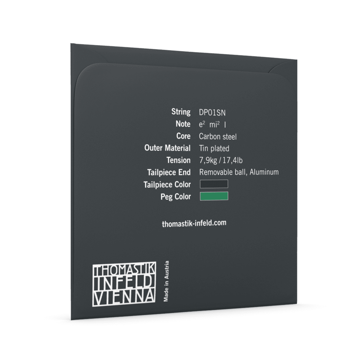 Thomastik DP01SN Dominant Pro E Volin String Tin Plated Thomastik 