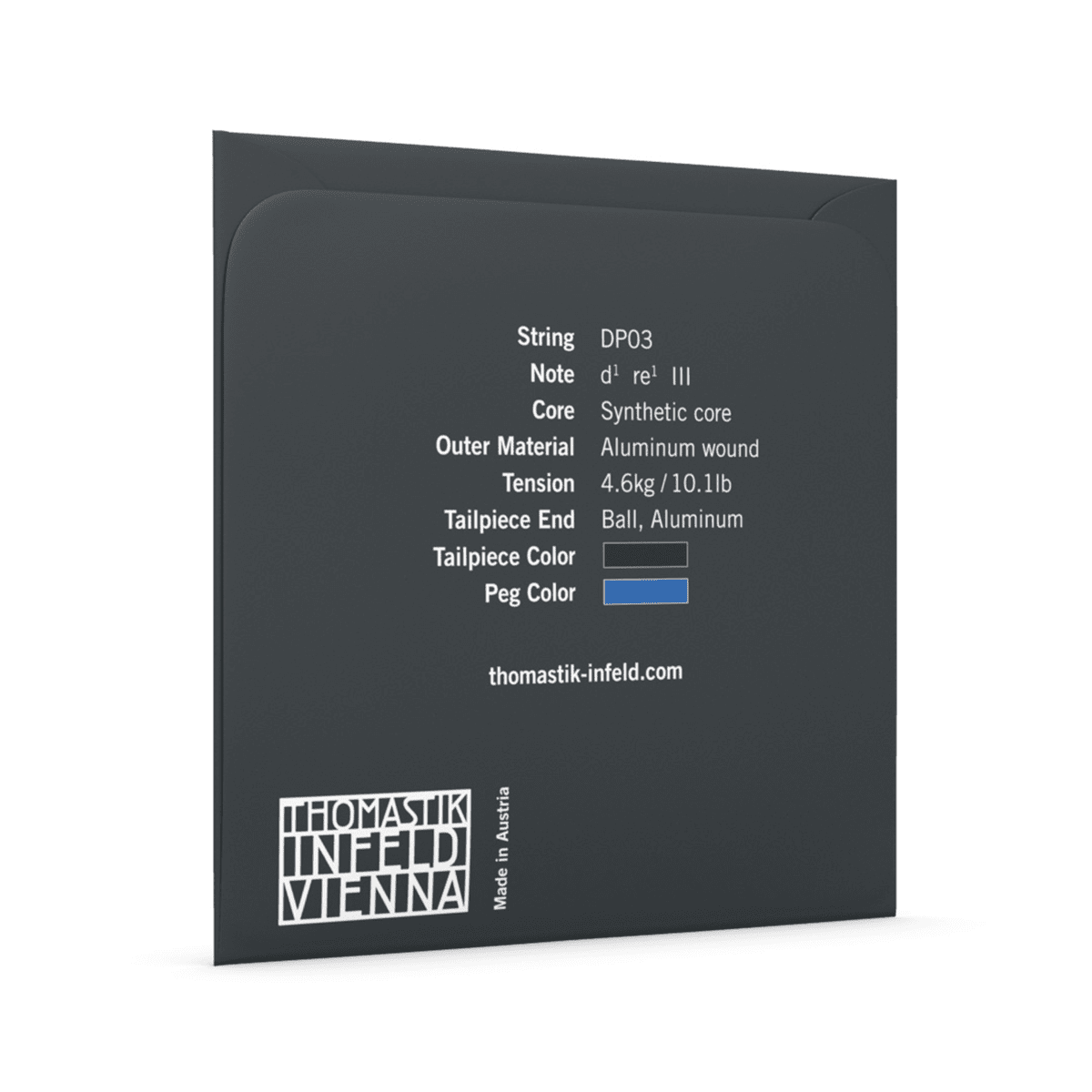 Thomastik DP03 Dominant Pro D Volin String Aluminum Thomastik 