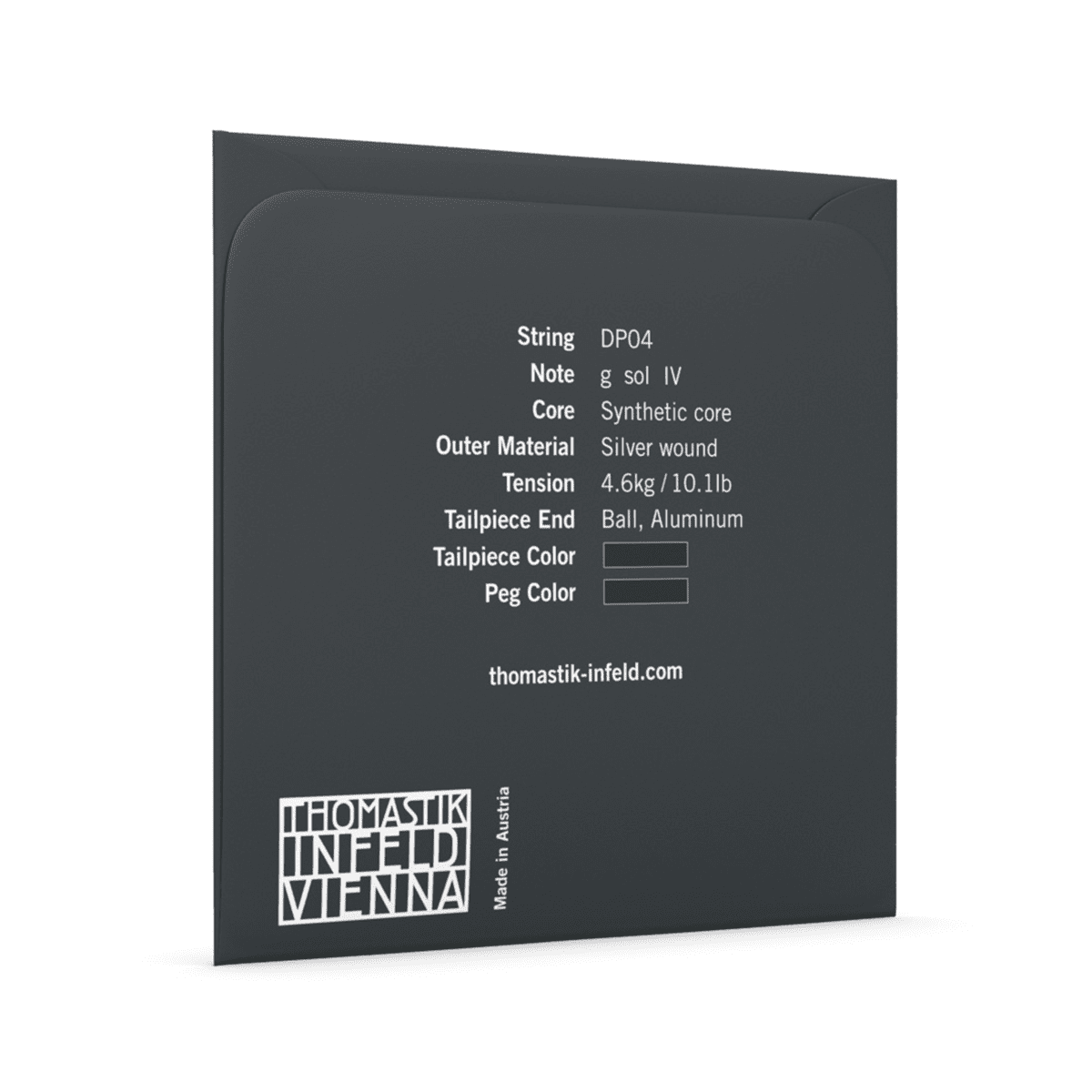Thomastik DP04 Dominant Pro G Volin String Silver Thomastik 