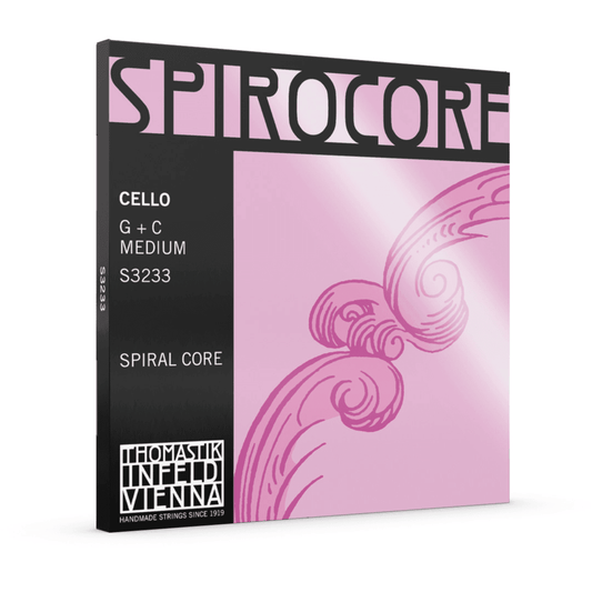 Thomastik S3233 Spirocore Cello 'G' & 'C' Tungsten String Twin Pack - GIG Guitars