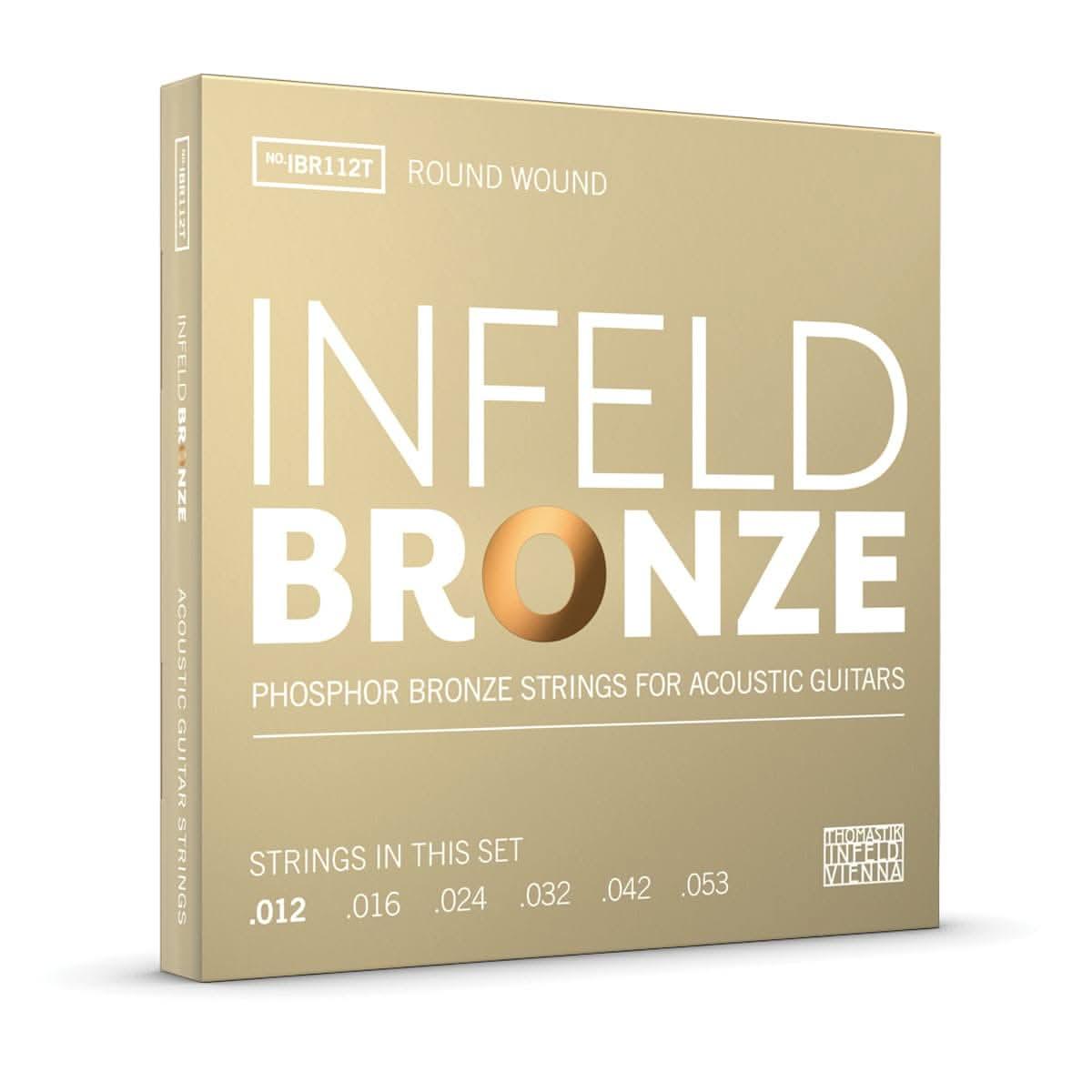 Thomastik IBR112T Infeld Phosphor Bronze Acoustic Guitar Strings 12-53 - GIG Guitars