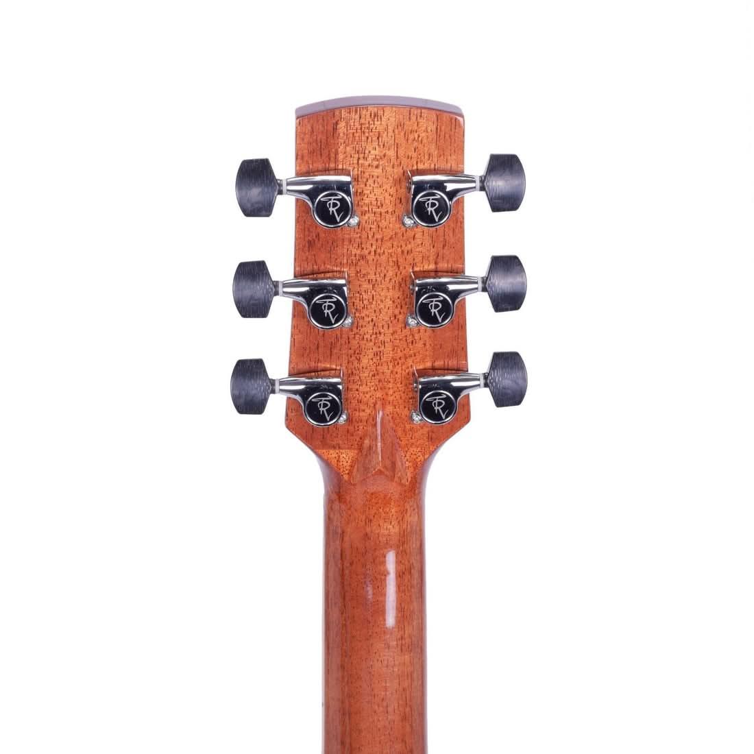 Timberidge '1 Series' Left Handed Spruce Solid Top Acoustic-Electric Small Body Cutaway Guitar Natural Gloss