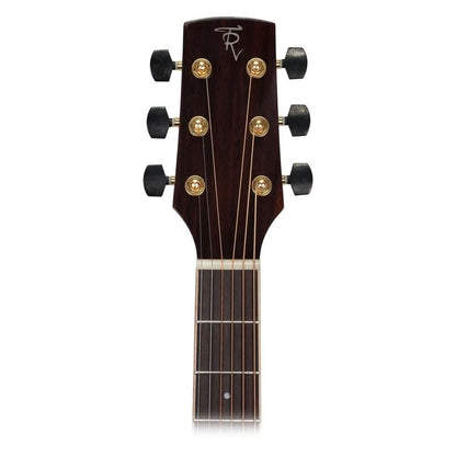 Timberidge '3 Series' Left Handed Spruce Solid Top Acoustic-Electric Small Body Cutaway Guitar Natural Gloss