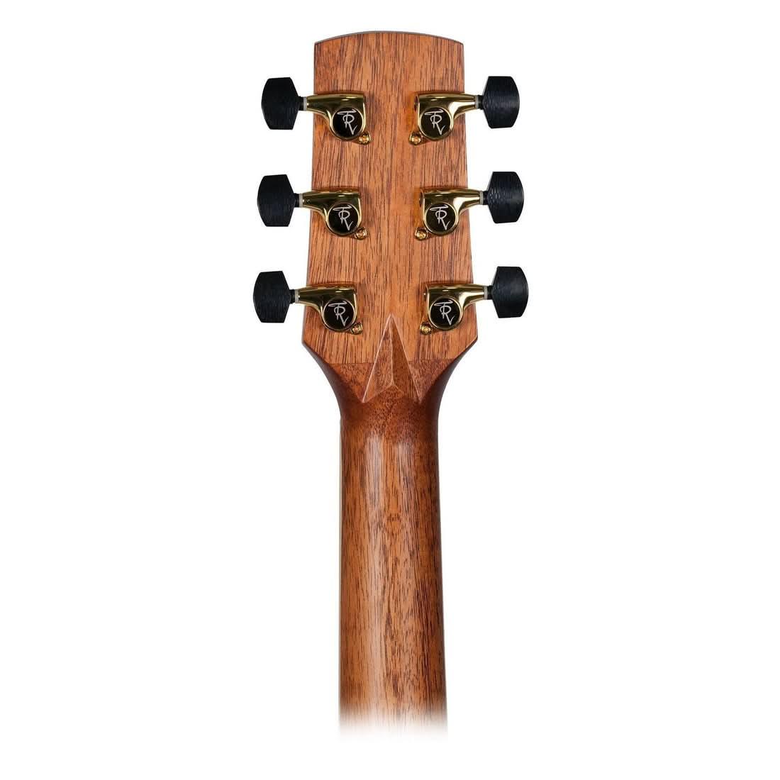 Timberidge '3 Series' Left Handed Spruce Solid Top Acoustic-Electric Small Body Cutaway Guitar with 'Tree of Life' Inlay Natural Satin