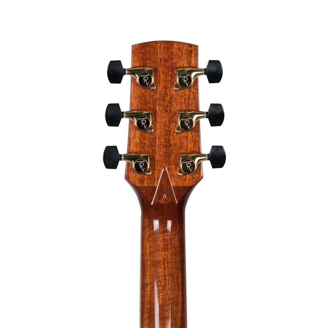 Timberidge '3 Series' Spruce Solid Top Acoustic-Electric Dreadnought Cutaway Guitar with 'Tree of Life' Inlay Natural Gloss