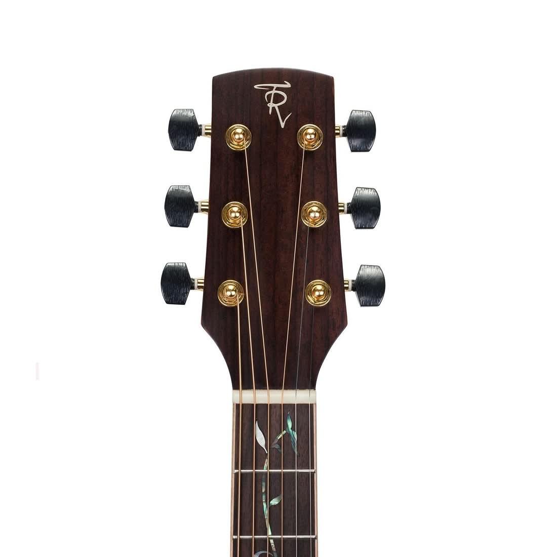 Timberidge '3-Series' Spruce Solid Top Acoustic-Electric Dreadnought Cutaway Guitar with 'Tree of Life' Inlay Natural Satin