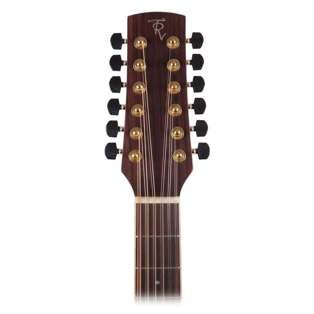 Timberidge '4 Series' 12-String Cedar Solid Top Acoustic-Electric Small Body Cutaway Guitar Natural Satin