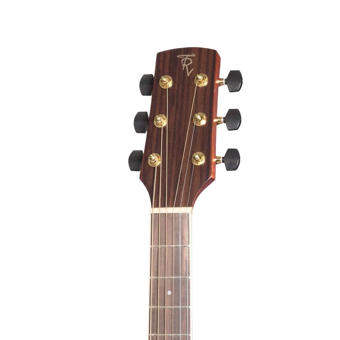 Timberidge '4 Series' Cedar Solid Top Acoustic-Electric Traveller Mini Guitar Natural Satin