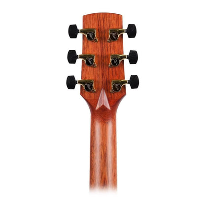 Timberidge '4 Series' Left Handed Cedar Solid Top Acoustic-Electric Small Body Cutaway Guitar Natural Satin