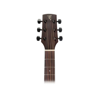 Timberidge 'Messenger Series' Left Handed Mahogany Solid Top Acoustic-Electric Dreadnought Cutaway Guitar Natural Satin