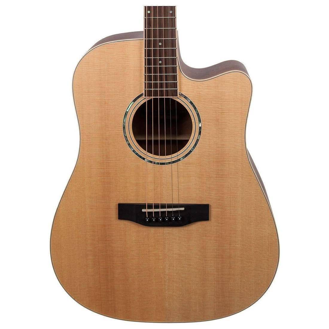 Timberidge TRC-1-NST '1 Series' Spruce Top Acoustic-Electric Guitar, Natural Satin Finish