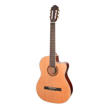 Timberidge '4 Series' Cedar Solid Top Acoustic-Electric Classical Cutaway Guitar Natural Satin Timberidge Classical Guitar
