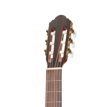 Timberidge 'Messenger Series' Mahogany Solid Top Acoustic-Electric Classical Cutaway Guitar Natural Satin