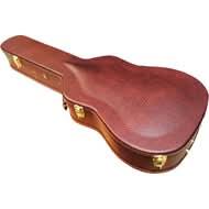 Torque Wooden Archtop Classical Guitar Case in Brown Finish