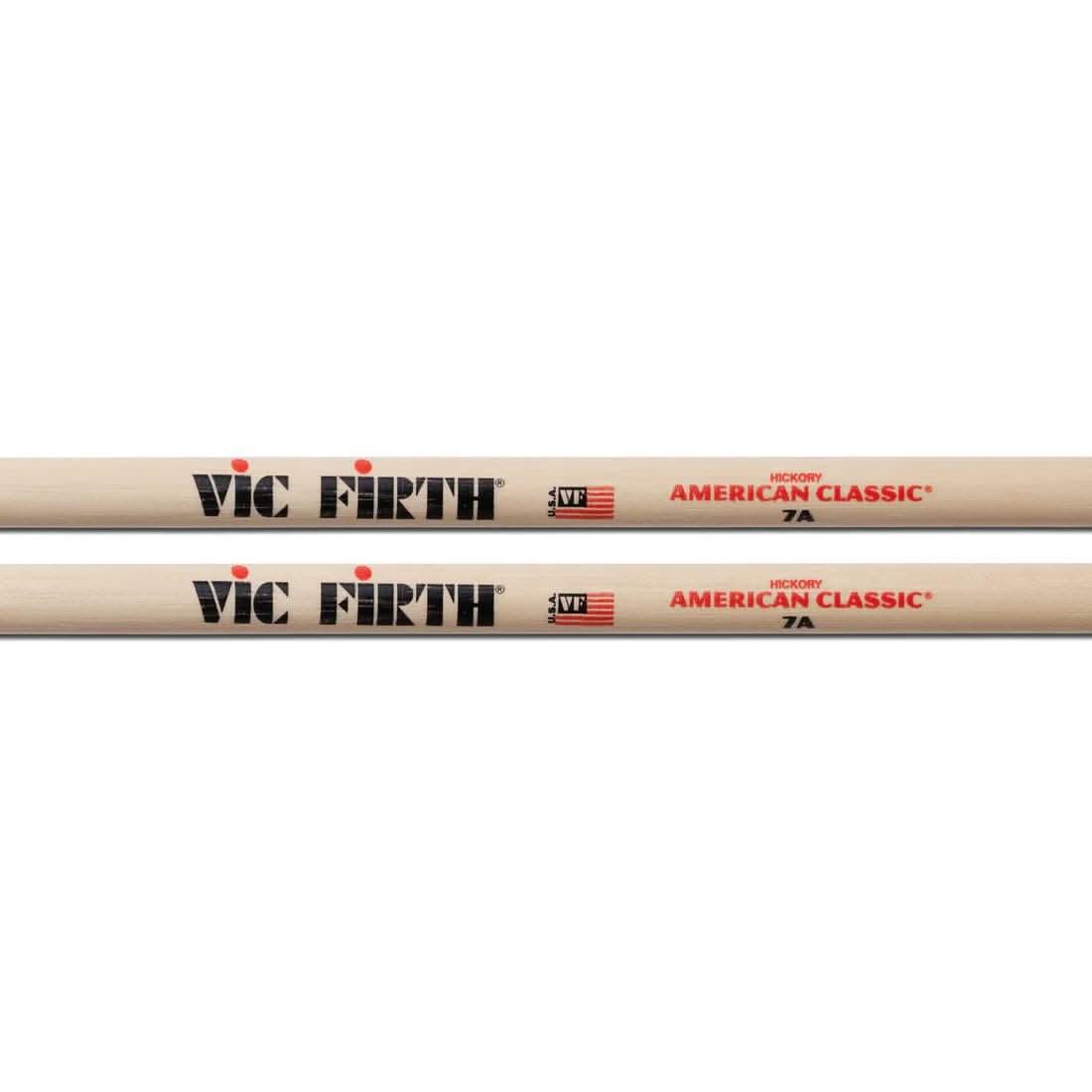 Vic Firth American Classic 7A Wood Tip Drumsticks - GIG Guitars