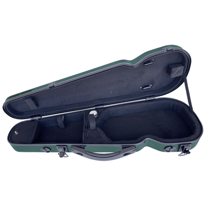 Vivo V203-24GR2 Polycarbonate Shaped Case to suit 1/2 Violin / 12" Viola - Dark Green Vivo Violins Cases & Bags