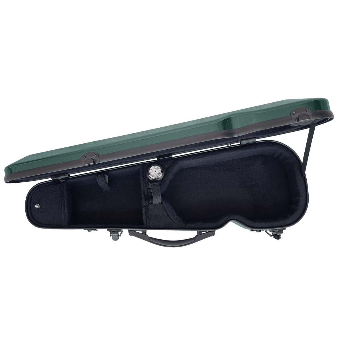 Vivo V203-24GR2 Polycarbonate Shaped Case to suit 1/2 Violin / 12" Viola - Dark Green Vivo Violins Cases & Bags