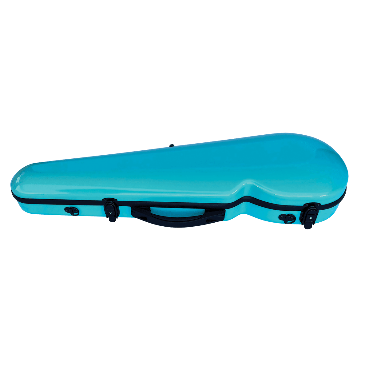 Vivo V203-34AQB Polycarbonate Shaped Case to suit 3/4 Violin / 13" Viola - Aqua Blue Vivo Violins Cases & Bags