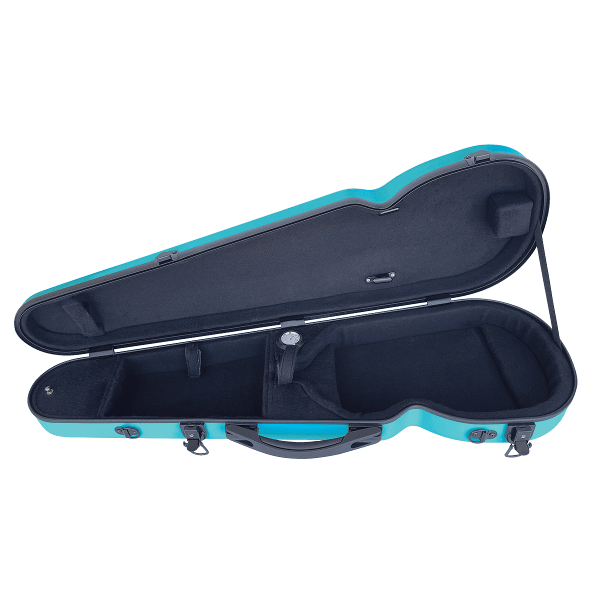 Vivo V203-34AQB Polycarbonate Shaped Case to suit 3/4 Violin / 13" Viola - Aqua Blue Vivo Violins Cases & Bags