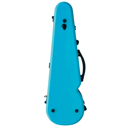 Vivo V203-34AQB Polycarbonate Shaped Case to suit 3/4 Violin / 13" Viola - Aqua Blue Vivo Violins Cases & Bags