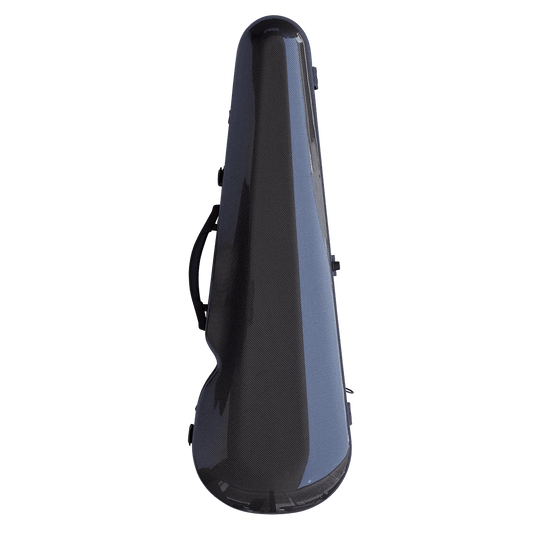 Vivo V203-34BK2 Polycarbonate Shaped Case to suit 3/4 Violin / 13" Viola - Patterned Black Vivo Violins Cases & Bags