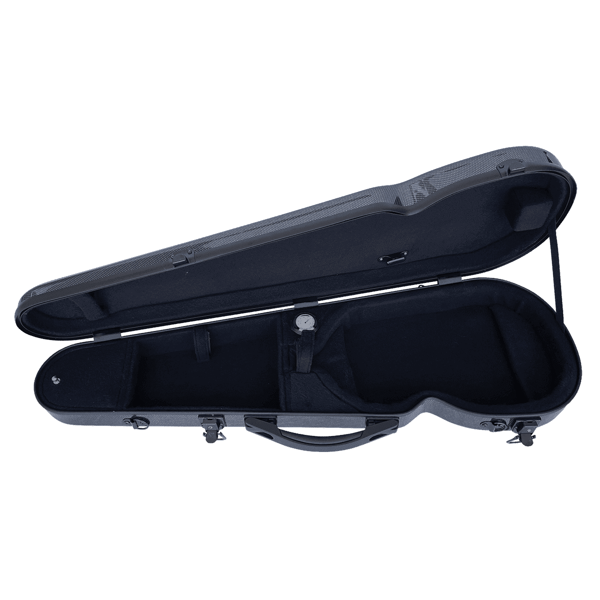 Vivo V203-34BK2 Polycarbonate Shaped Case to suit 3/4 Violin / 13" Viola - Patterned Black Vivo Violins Cases & Bags