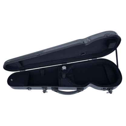 Vivo V203-34BK2 Polycarbonate Shaped Case to suit 3/4 Violin / 13" Viola - Patterned Black Vivo Violins Cases & Bags
