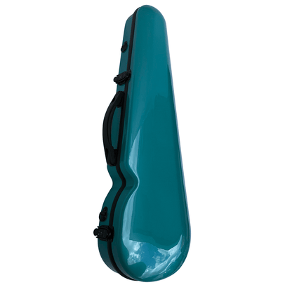 Vivo V203-34GR1 Polycarbonate Shaped Case to suit 3/4 Violin / 13" Viola - Teal Green Vivo Violins Cases & Bags