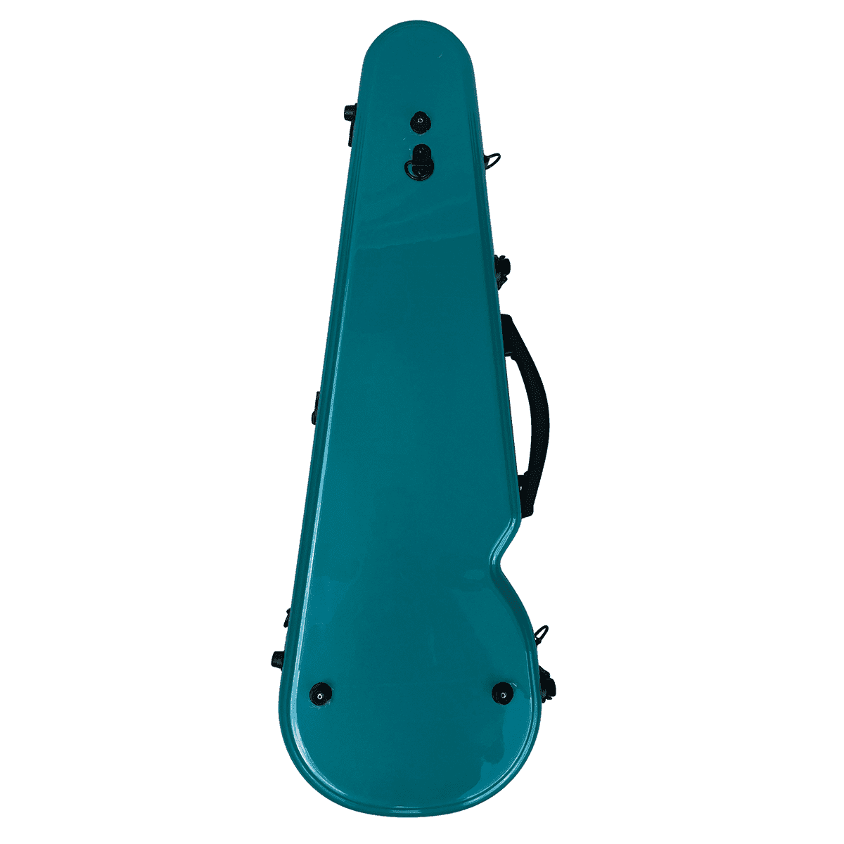 Vivo V203-34GR1 Polycarbonate Shaped Case to suit 3/4 Violin / 13" Viola - Teal Green Vivo Violins Cases & Bags