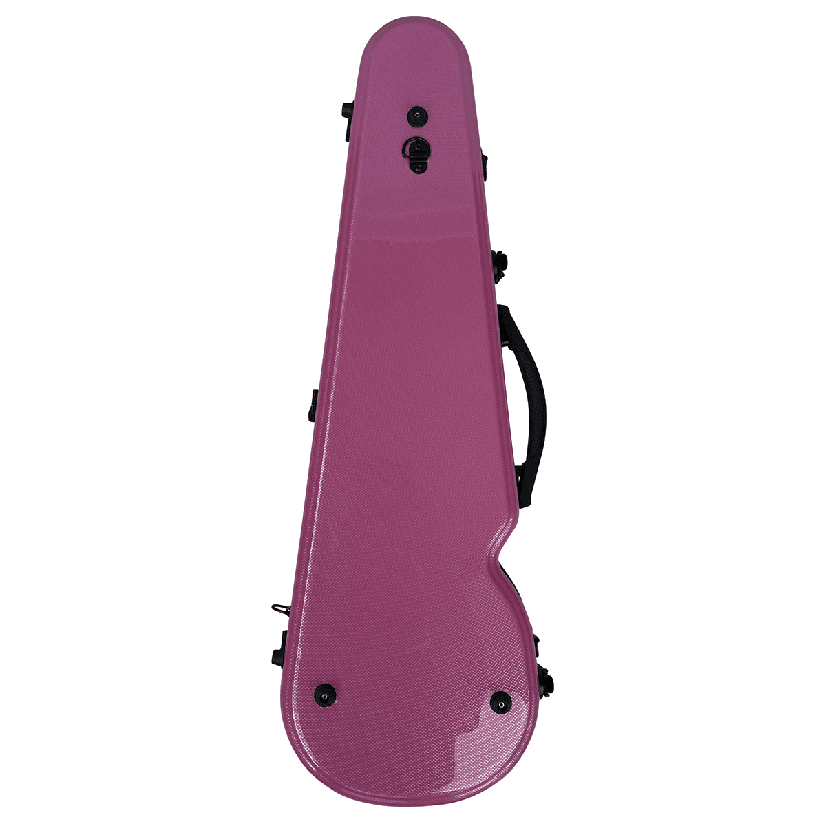Vivo V203-44PK2 Polycarbonate Shaped Case to suit 4/4 Violin / 14" Viola - Textured Pink Vivo Violins Cases & Bags